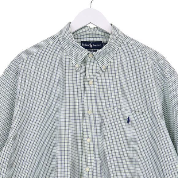 Polo Ralph Lauren Men's Classic Fit Short Sleeve Plaid Button Down Shirt Size XL - Picture 3 of 10